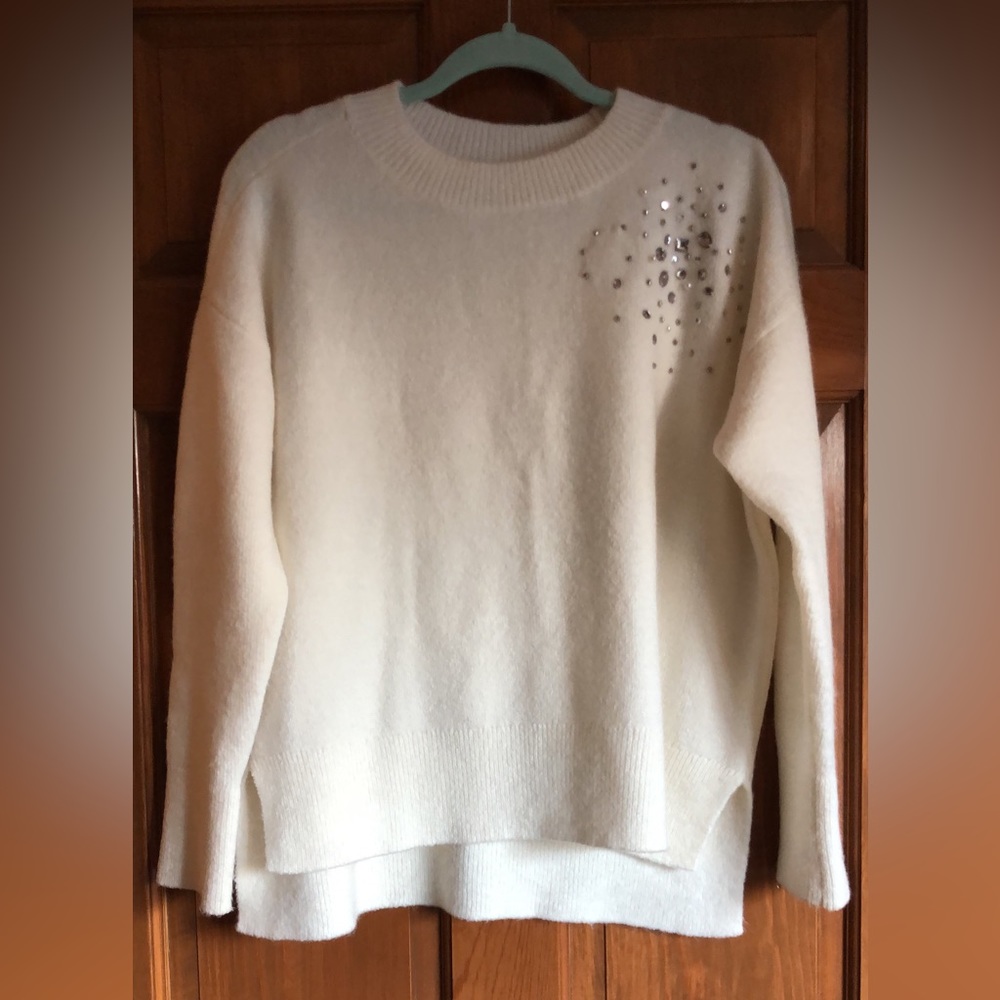 White LOFT sweater